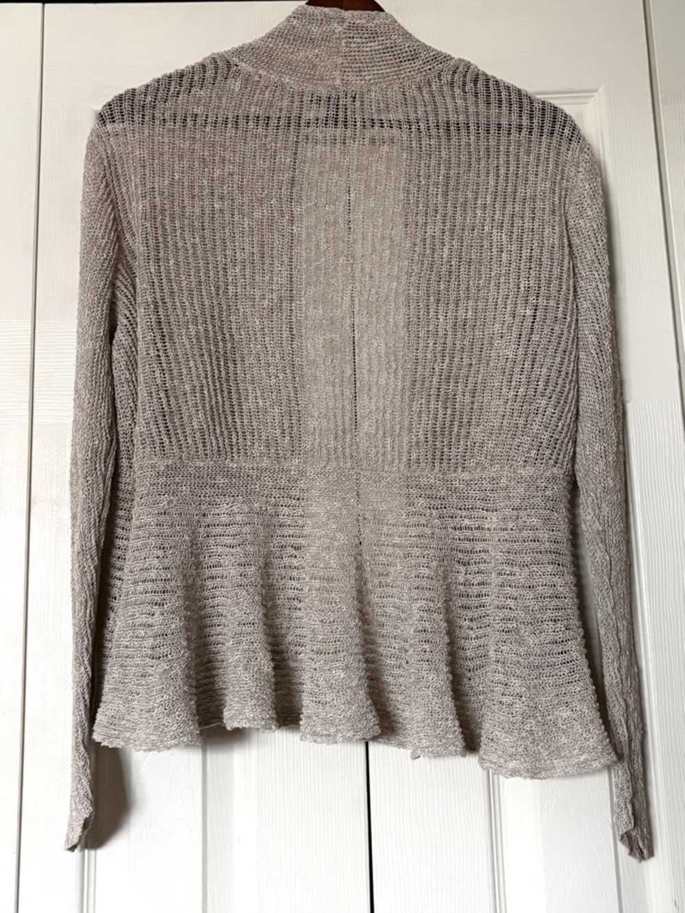 Eileen Fisher Women's Open-Front Spring Cardigan Size Large Linen Blend - Picture 2 of 9
